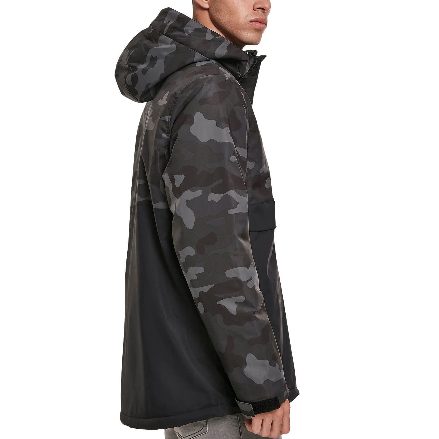 Camo Mix Pull Over Jacket
