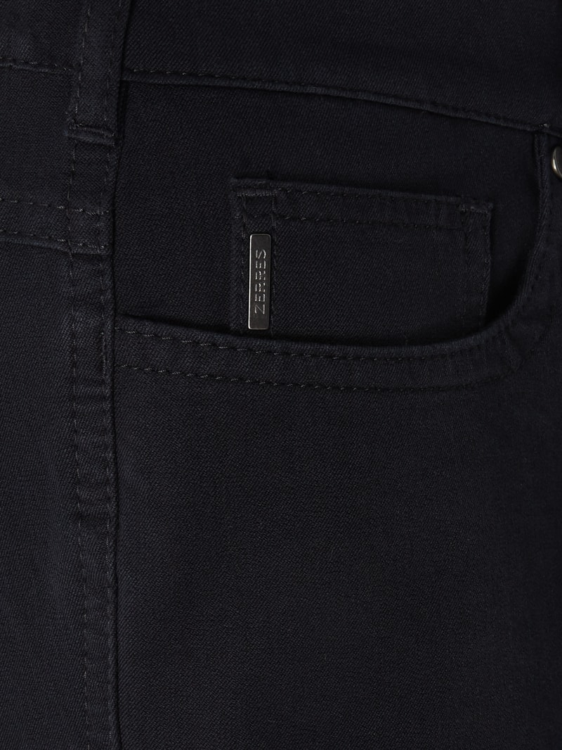 Coloured Comfort Fit Jeans Modell 'Greta' in marineblau
