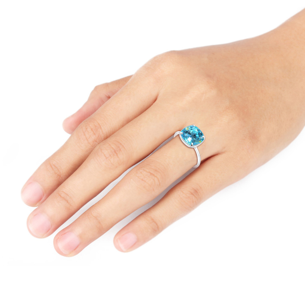 Elli Elli Bague Bandring Geo Form Kristalle 925 Silber Bague