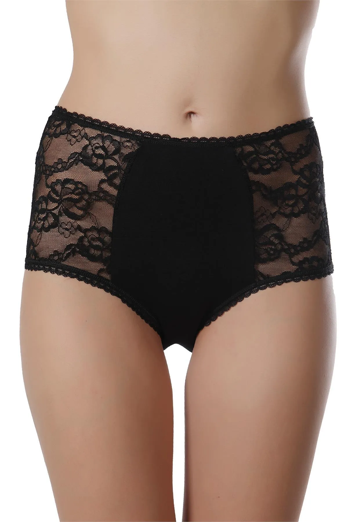 Miorre  Spitzenhöschen mit hoher Taille