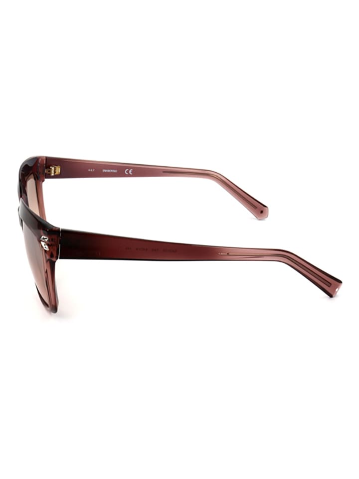 Swarovski Damen-Sonnenbrille in Braun/ Rosa günstig kaufen 51