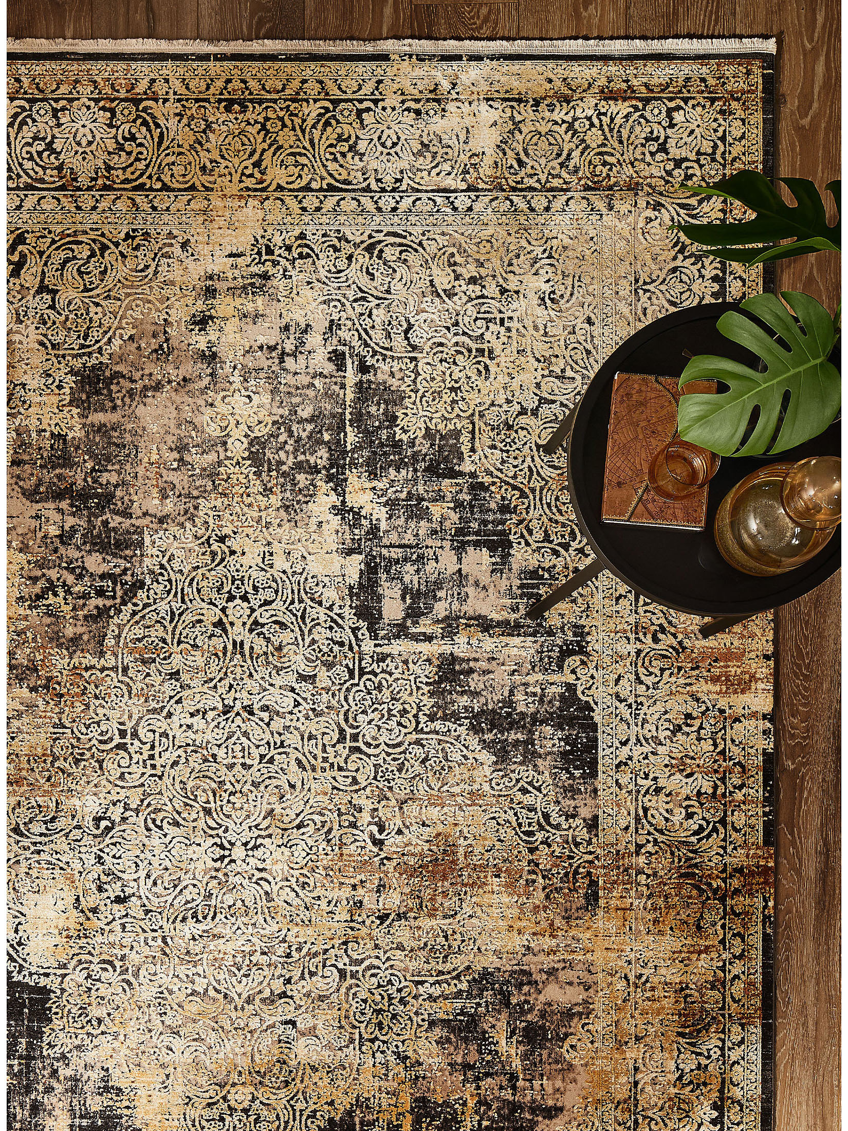Alessandria Vintage-Teppich, Milanobeige