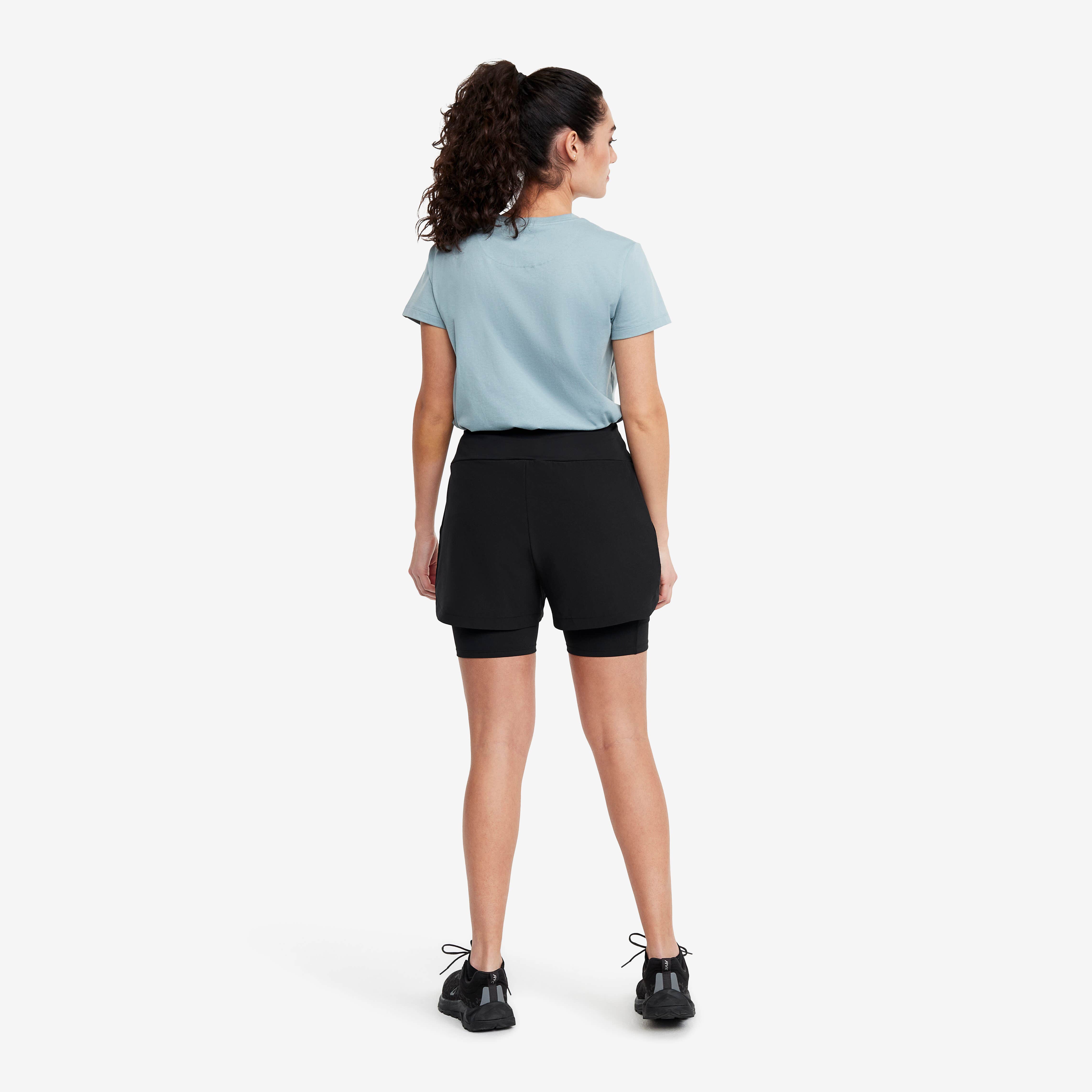 2-in-1 Shorts Femme Black