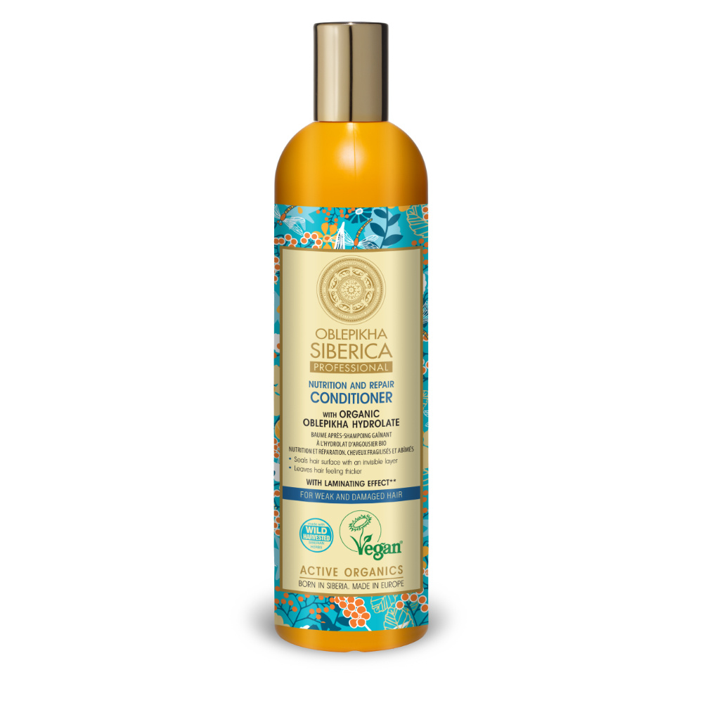 Natura Sibérica Baume Nutrition & Réparation à l'Argousier Soin Capillaire Cheveux Fragilisés