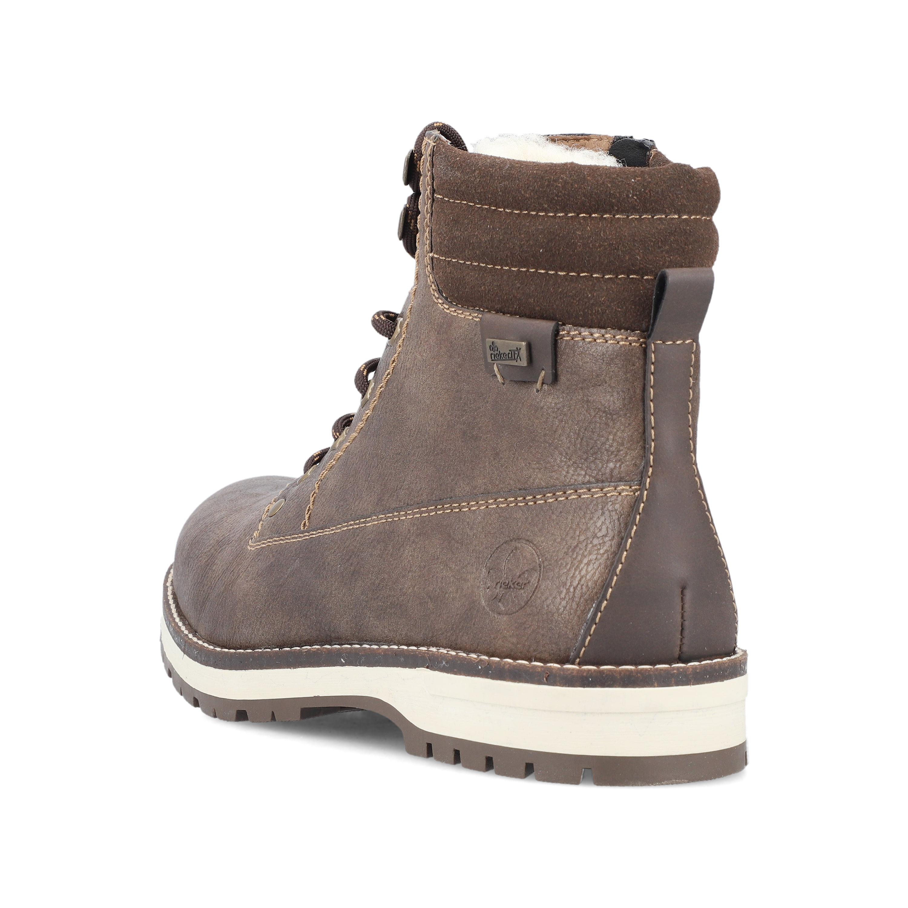 Rieker Herren Schnürstiefel tabakbraun