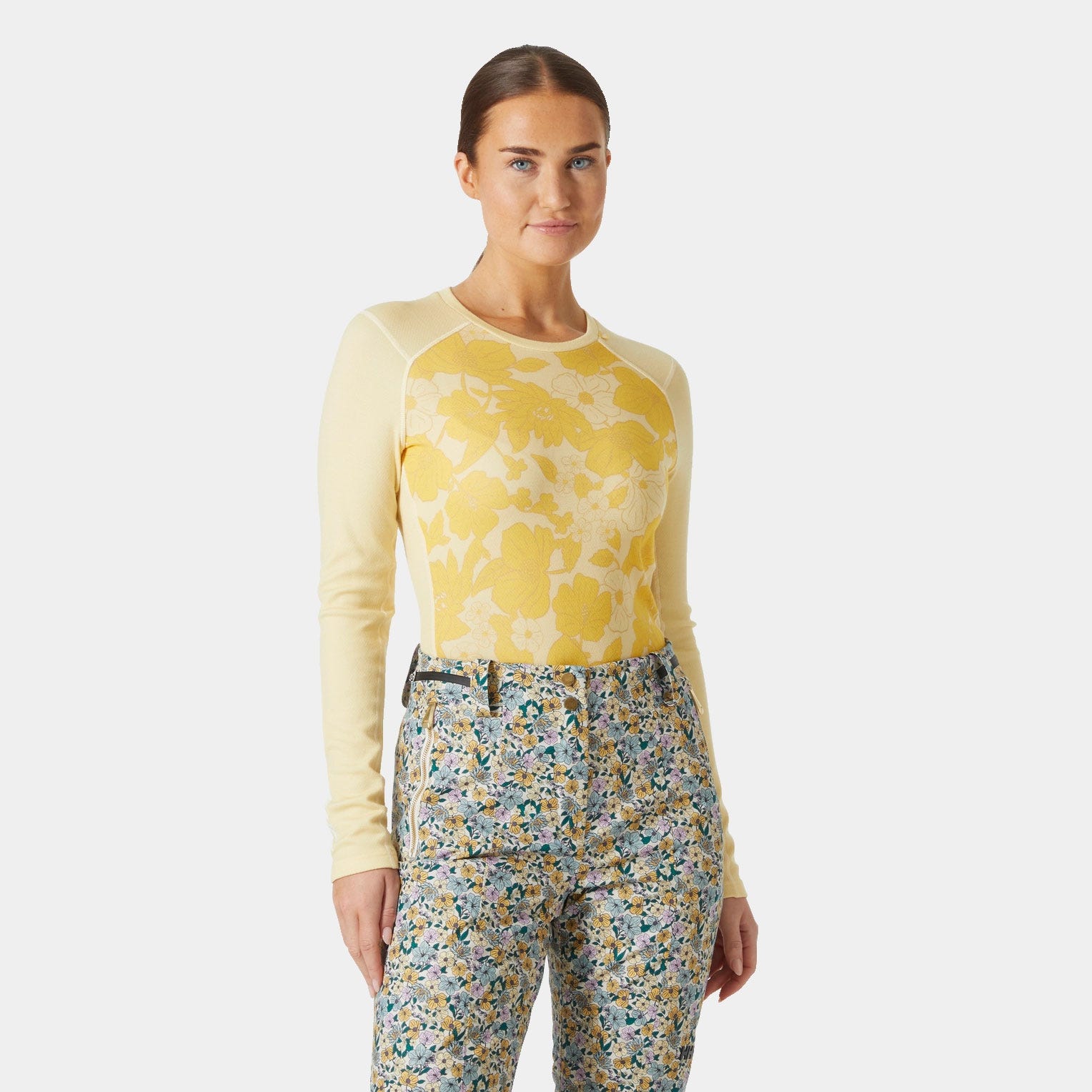 Women’s LIFA® Merino Midweight Graphic Long-Sleeve Crew Base Layer