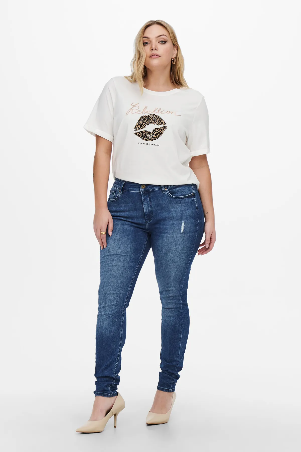 Only Carmakoma  Jeans - Blau - Skinny