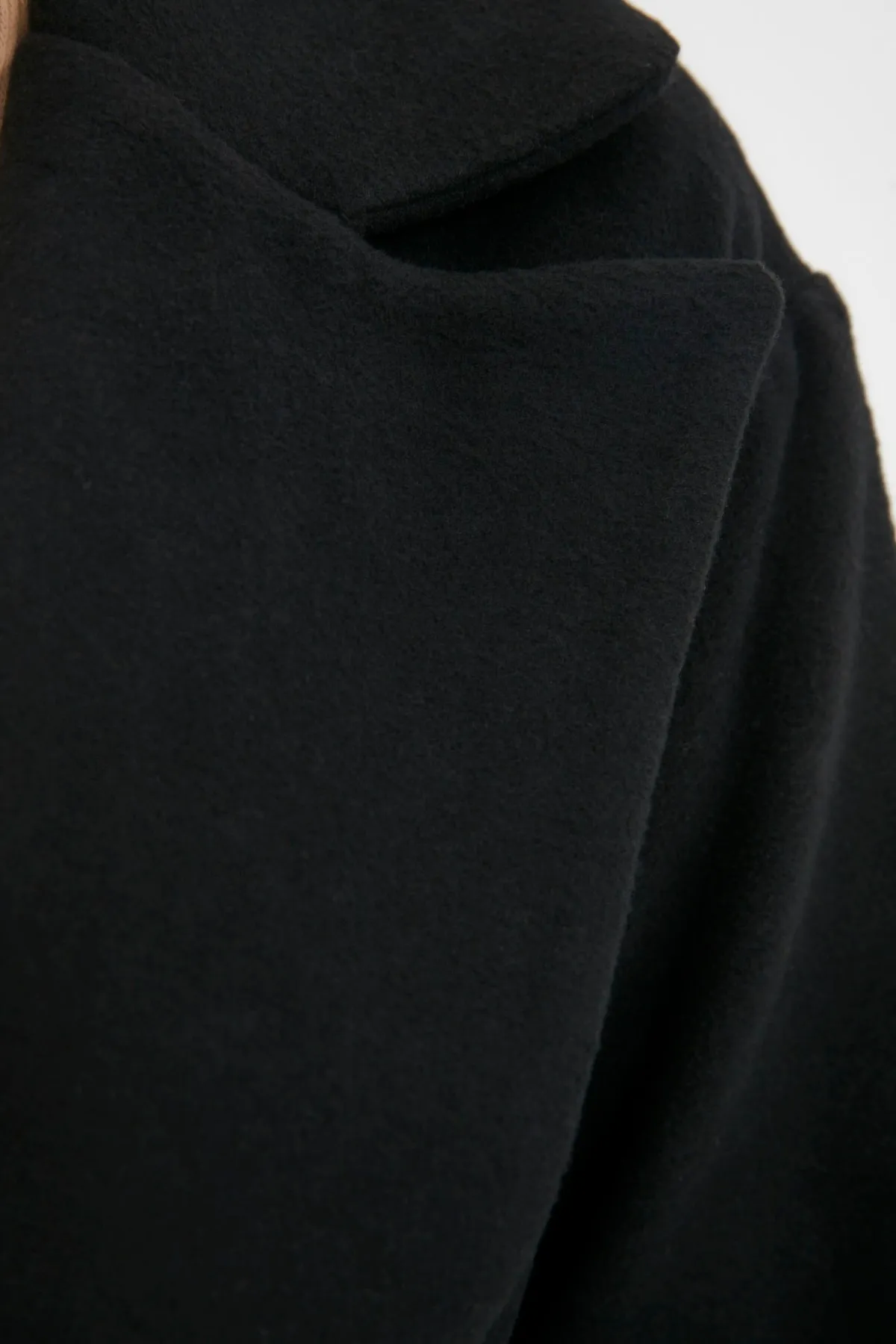 Trendyol Modest  Mantel - Schwarz - Zweireihig