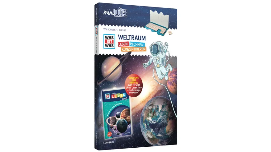miniLÜK Vorschule/1. Klasse miniLÜK-Set WAS IST WAS WELTRAUM — Lesen, Rechnen, Konzentrieren