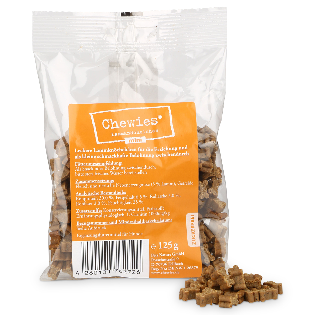 Chewies Hundeleckerli Mini Lamm 125g günstig kaufen bei ZooRoyal