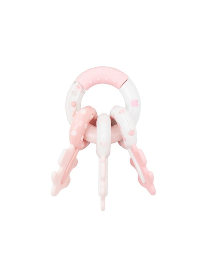 Kikkaboo Babyrassel Schlüsselbund in rosa günstig kaufen onesize