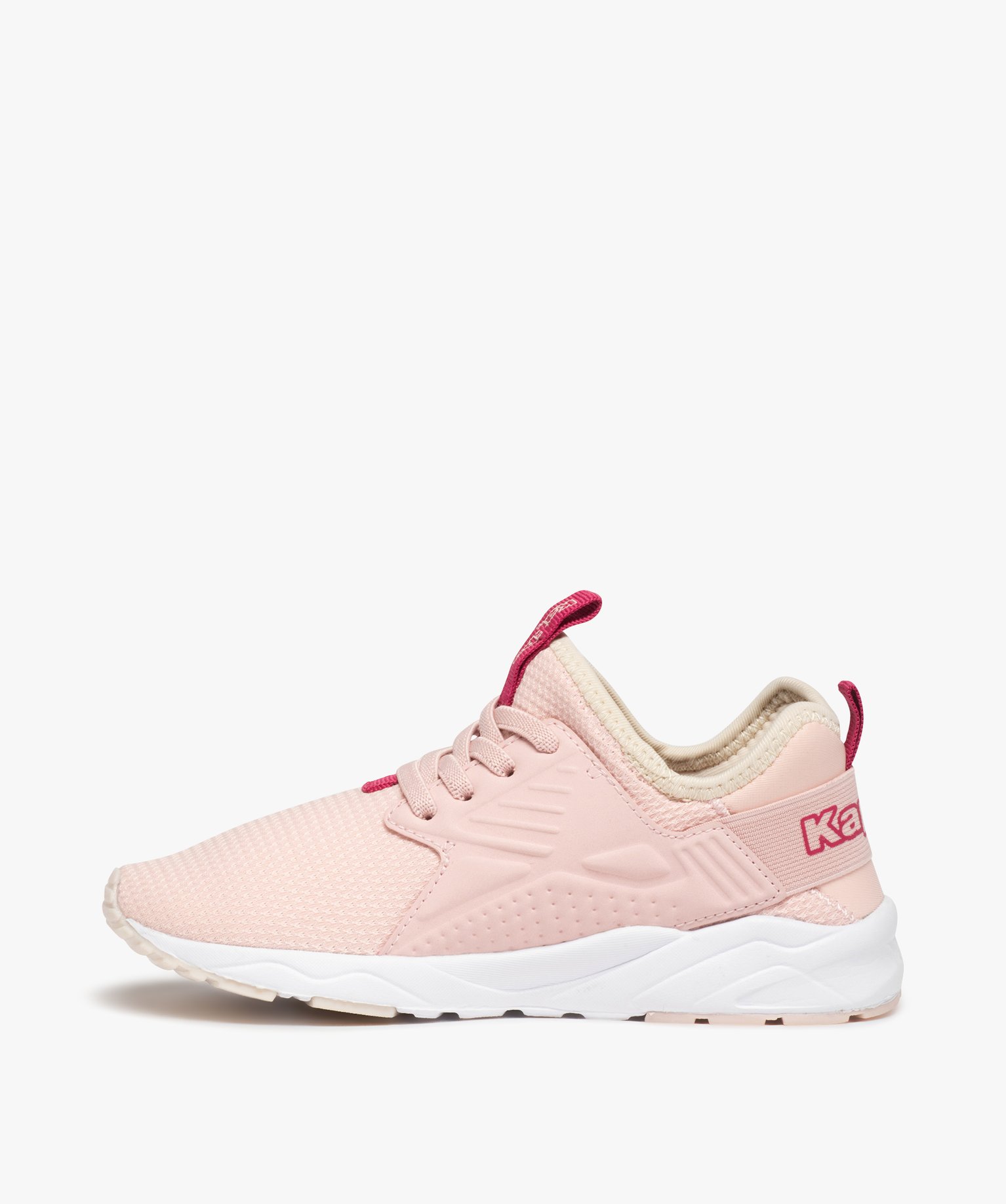 Baskets fille running à lacets élastiques – Kappa San Pu... rose | GEMO