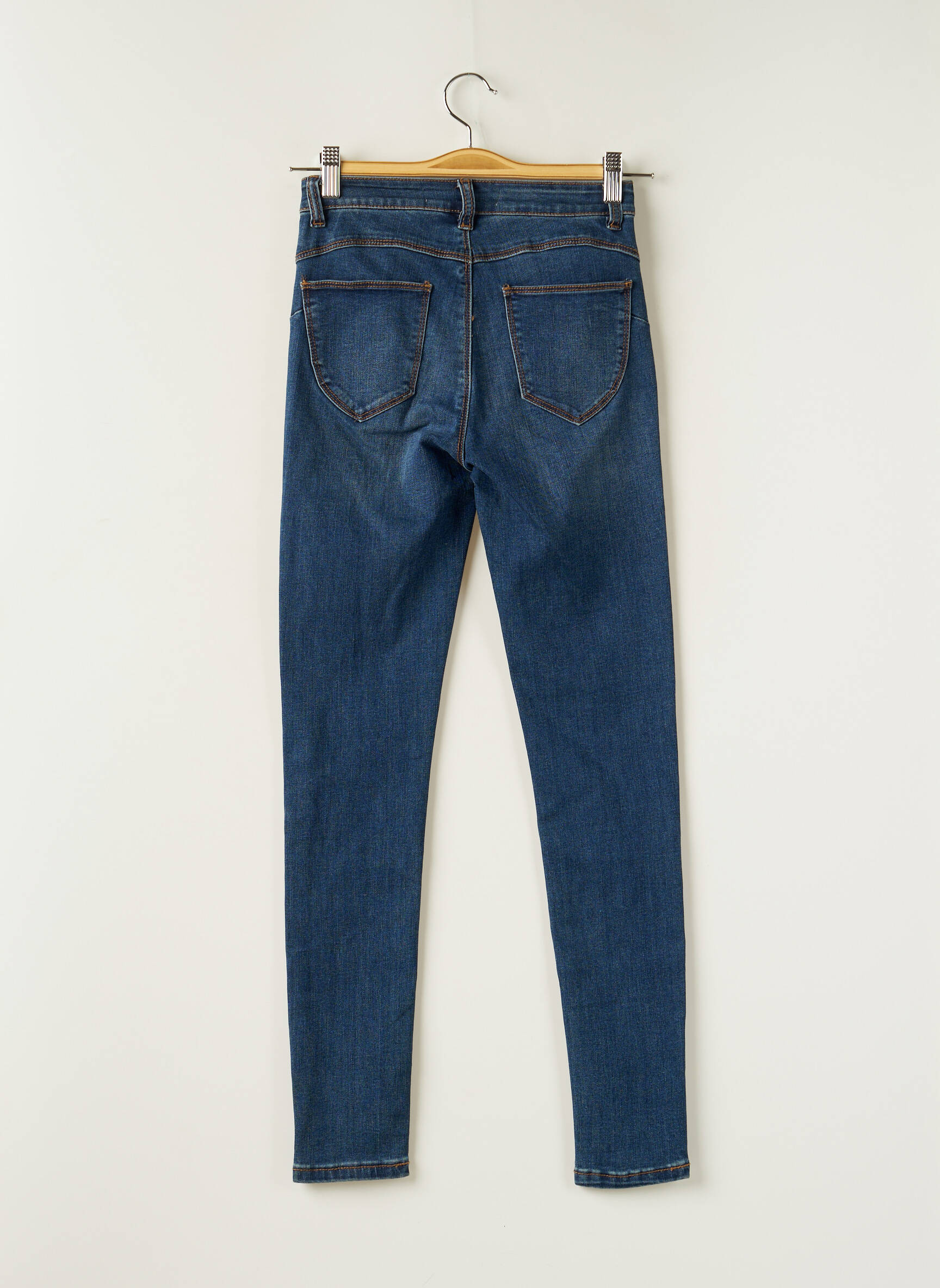 Cindy H Jeans Skinny Femme couleur bleu