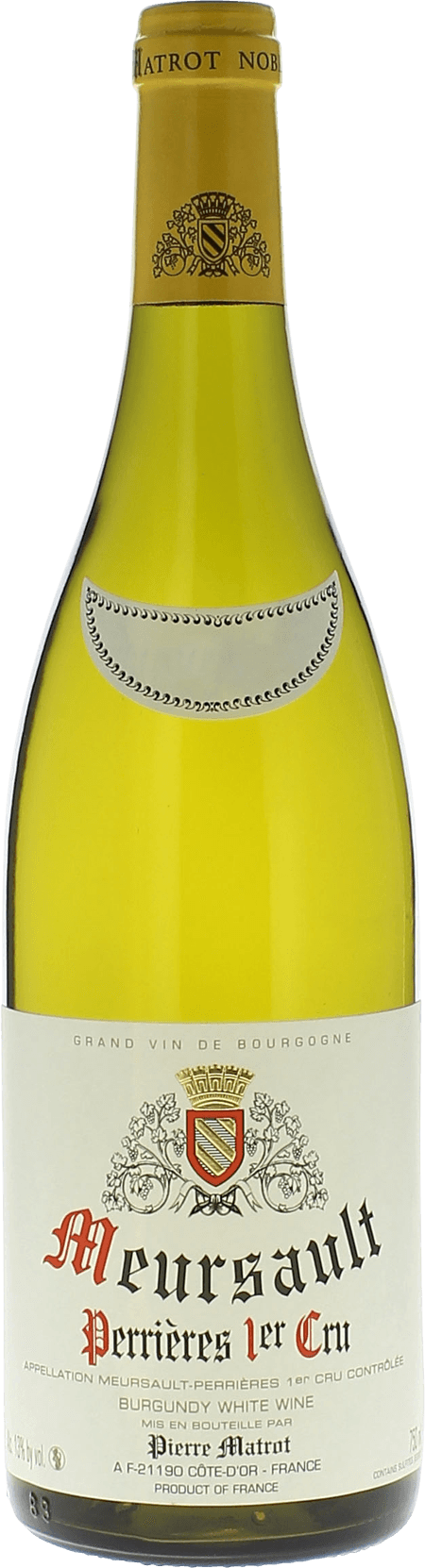Meursault perrières 1er cru 2018