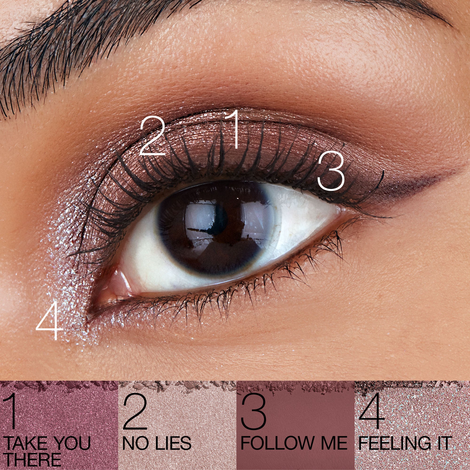 AFTERGLOW TEMPTING EYESHADOW PALETTE - Øjenskyggepalette, Kompakt øjenskygge