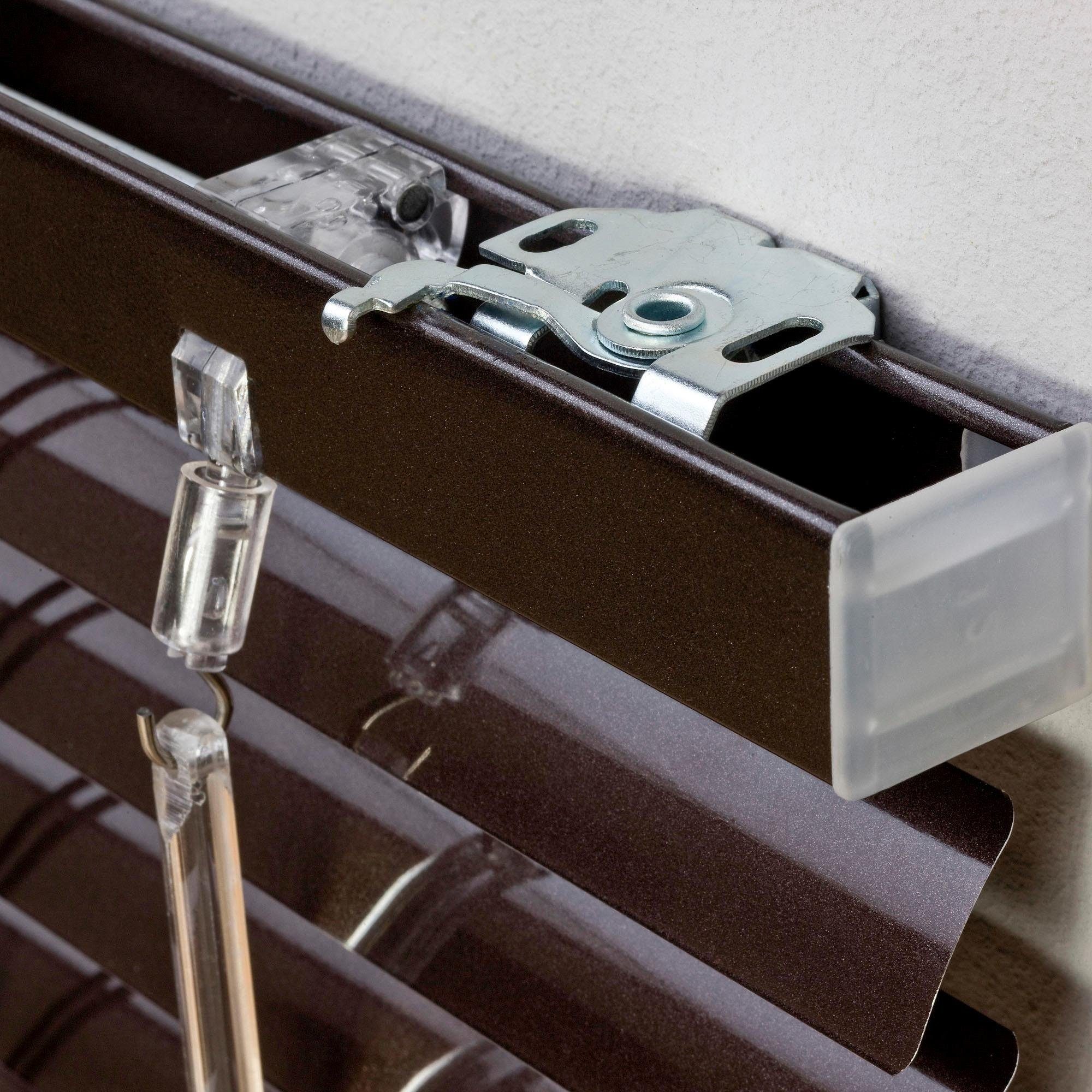 Jalousie Aluminium-Jalousie, Liedeco, mit Bohren, freihängend, Aluminium