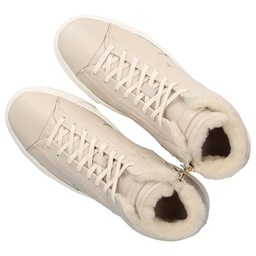 Santoni - Sneaker high 60943 Kalbsleder - grau