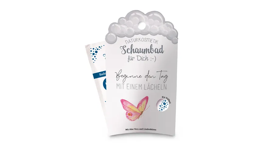 Geschenk für Dich Schaumbad Beginne den Tag mit einem Lächeln 40 ml