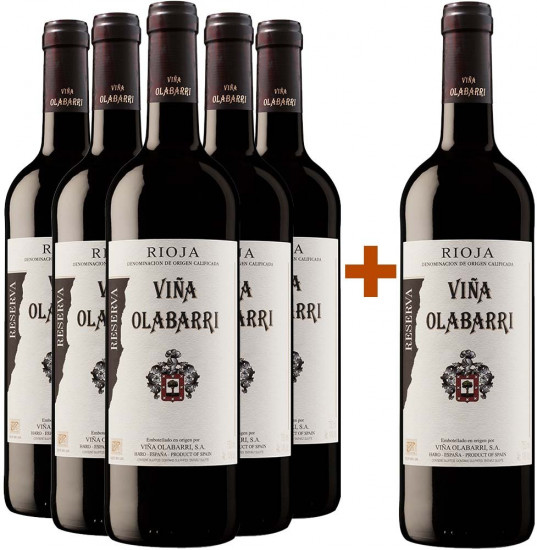 5+1 Paket Viña Olabarri Reserva Rioja DOCa - Bodegas Olabarri