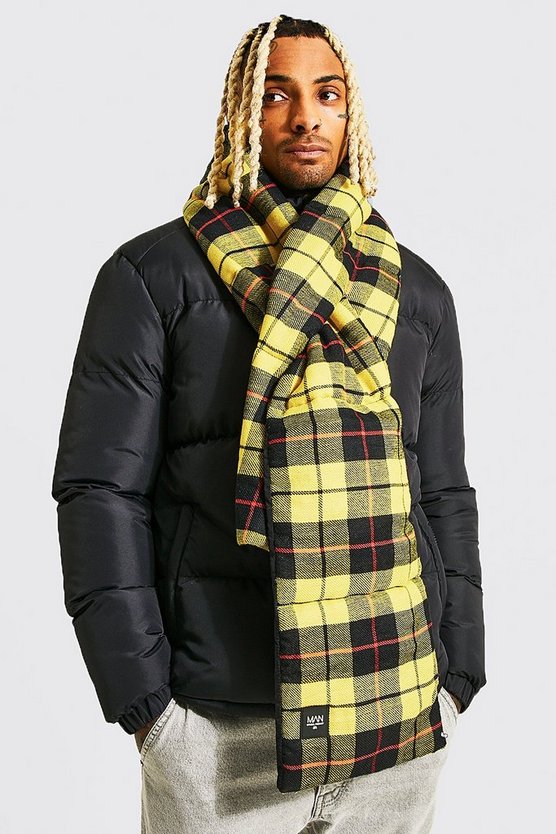 Karierter Nylon-Schal