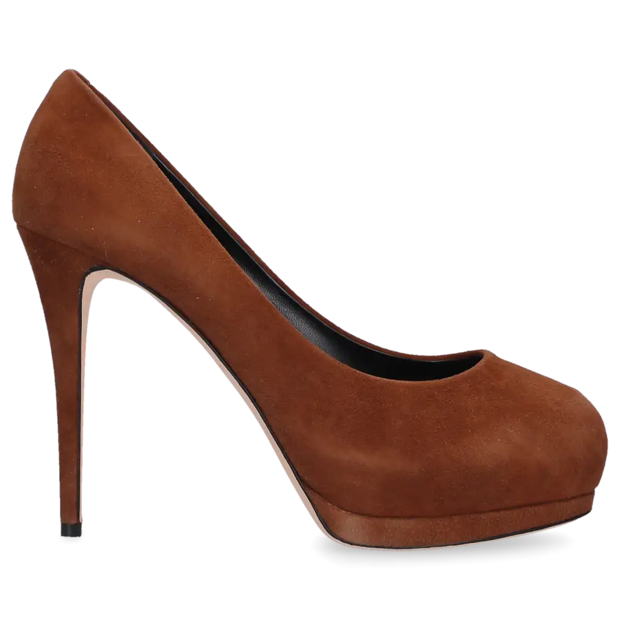 Giuseppe Zanotti - High Heels Pumps EVA Veloursleder - braun