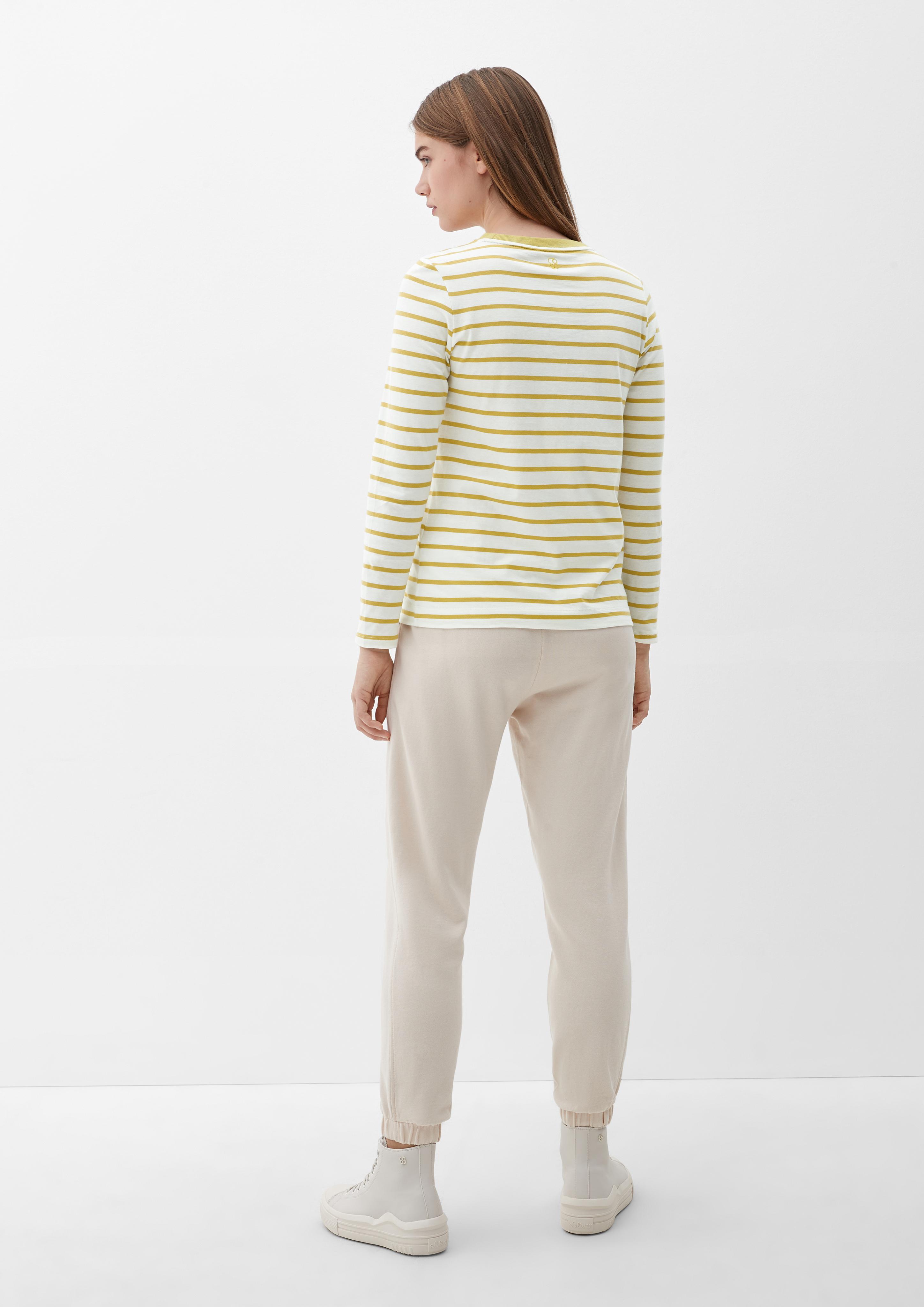 Longsleeve mit Streifen  2123664-02G1