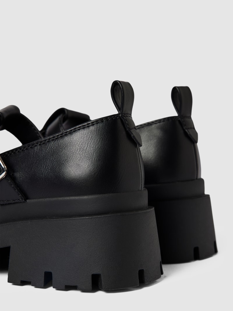 Penny Loafer mit Zierbesatz Modell 'DOJA' in schwarz