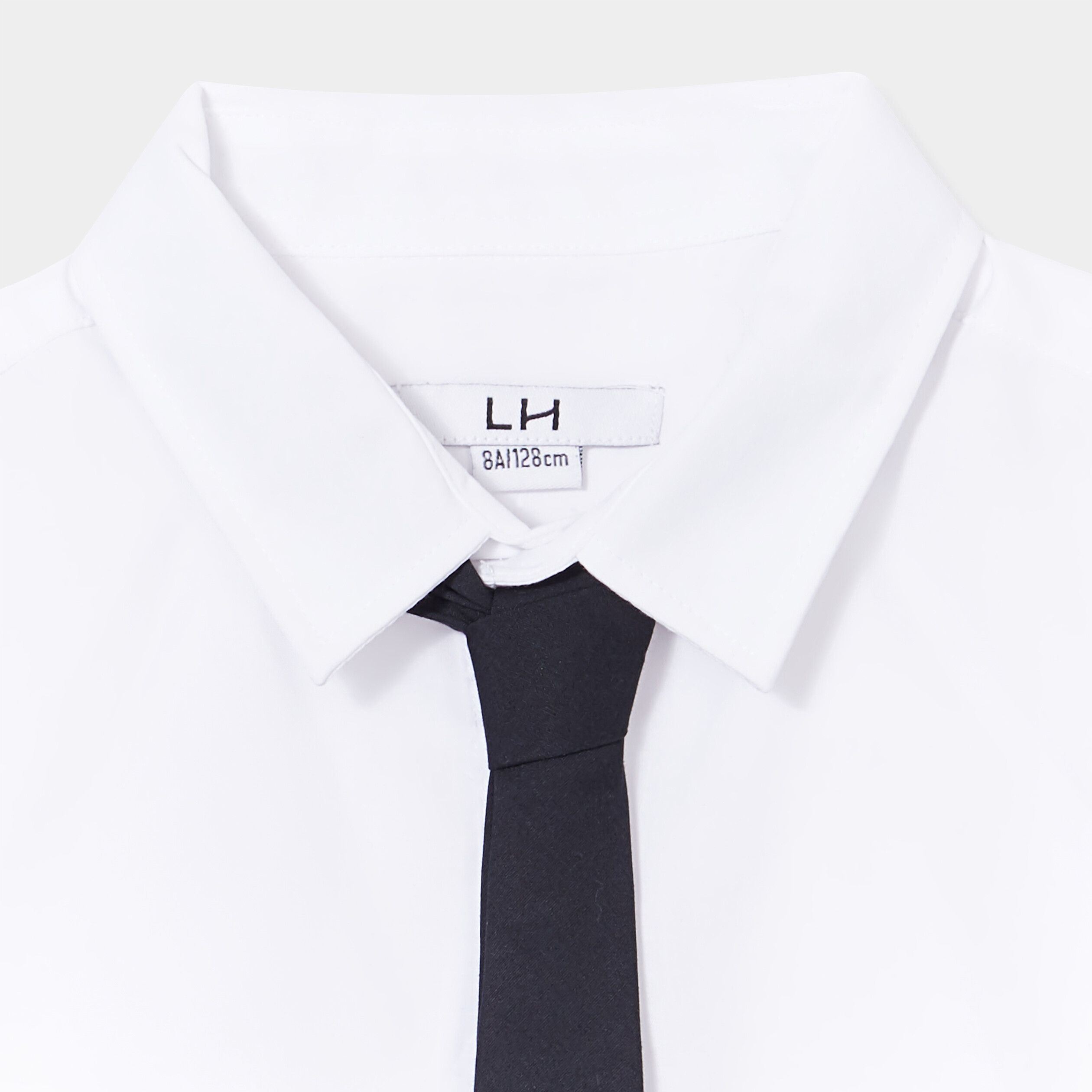 Chemise manches courtes blanc garçon | La Halle