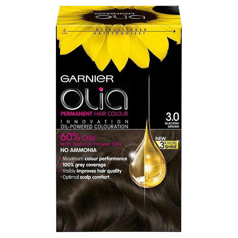 Garnier Garnier Olia 3 Sortbrun