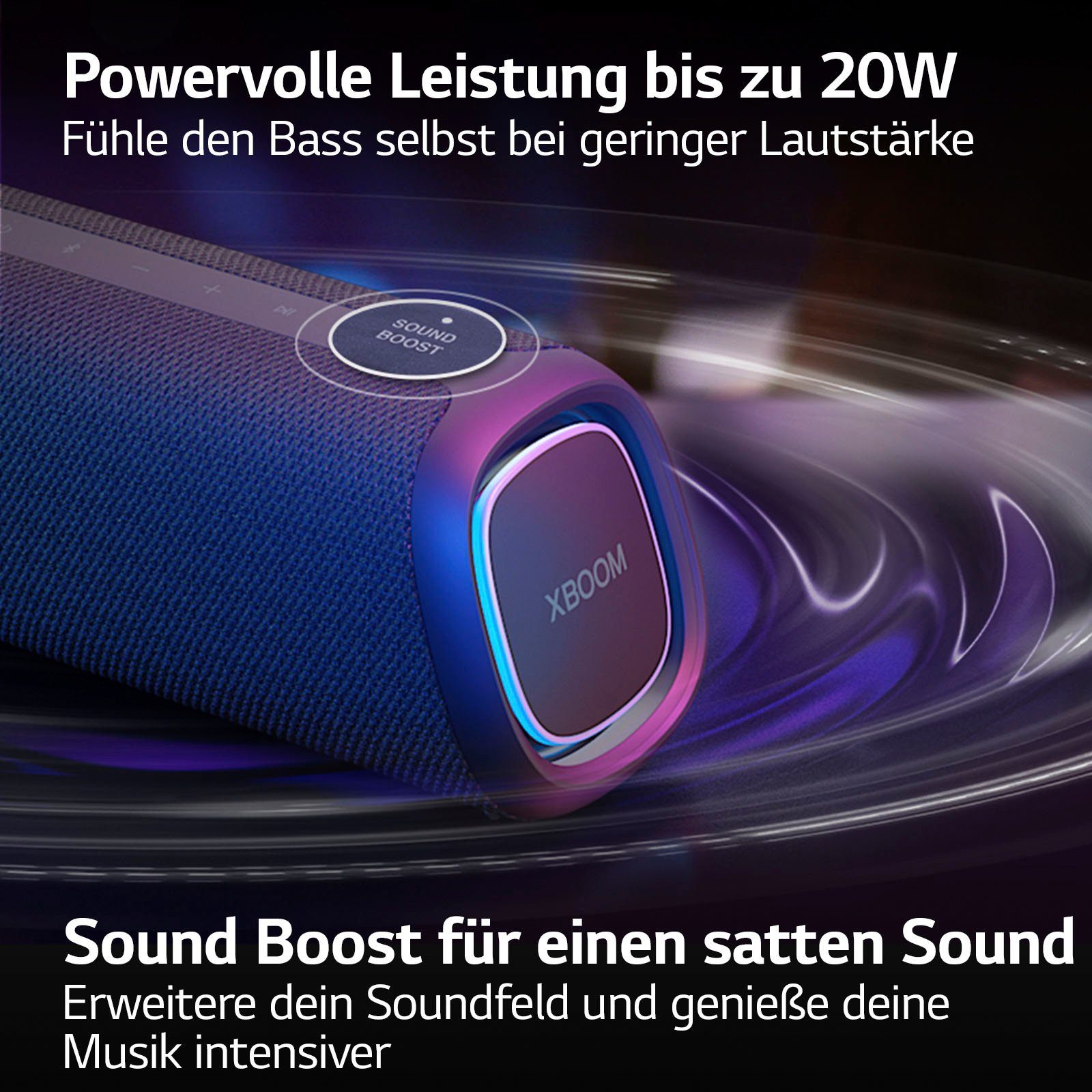 LG XBOOM Go DXG5 1.0 Lautsprecher (Bluetooth, 20 W)