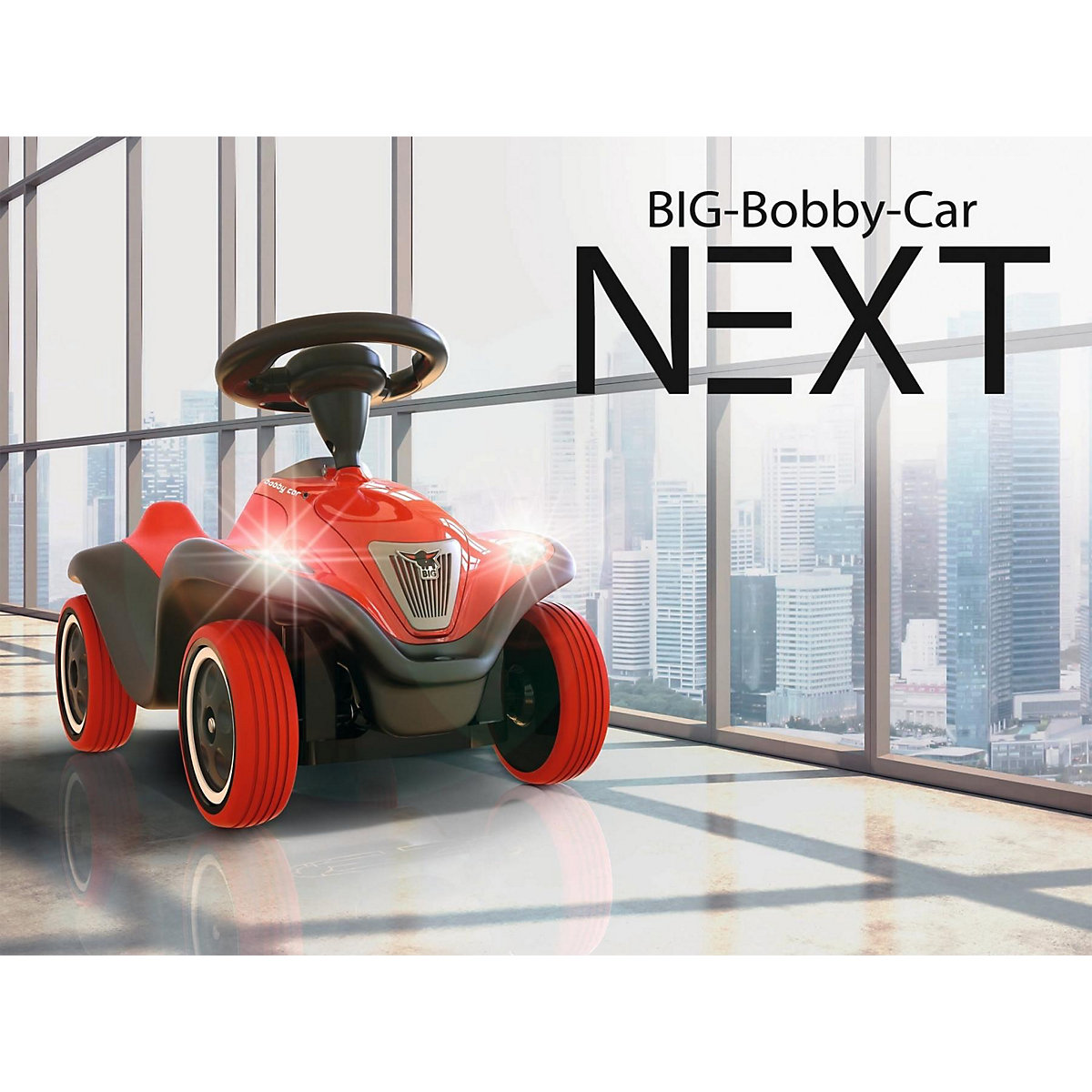 BIG Bobby Car NEXT, rot/schwarz schwarz/rot