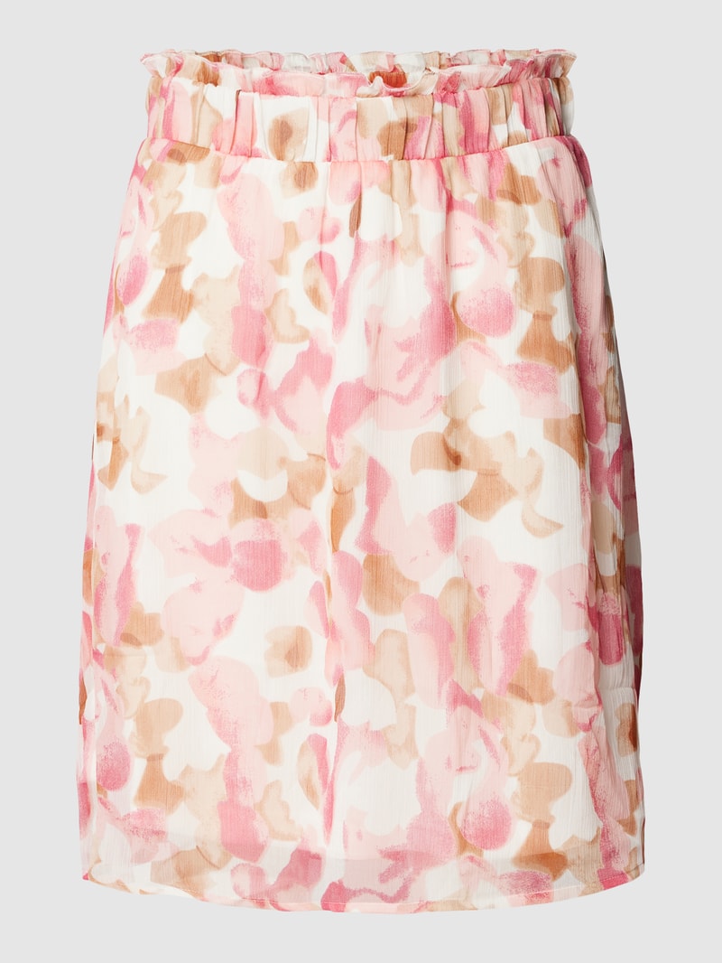 Minirock mit Allover-Muster Modell 'FALIA' in rosa