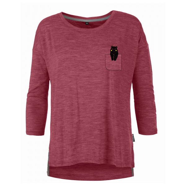 Pally'Hi - Women's 3/4 Longsleeve Fairy Beary - Merinoshirt