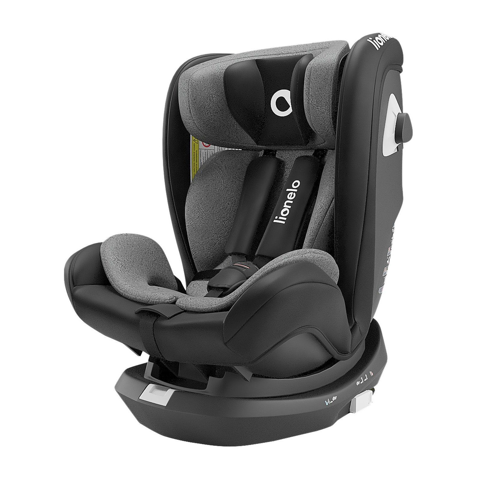 lionelo Autokindersitz LO-BASTIAAN-RWF, ab: Geburt, bis: 12 Jahre, ab: 1,00 kg, bis: 36,00 kg, (Set), Crashtests Schlafposition ISOFIX+TOP TETHER 0-12 Jahre
