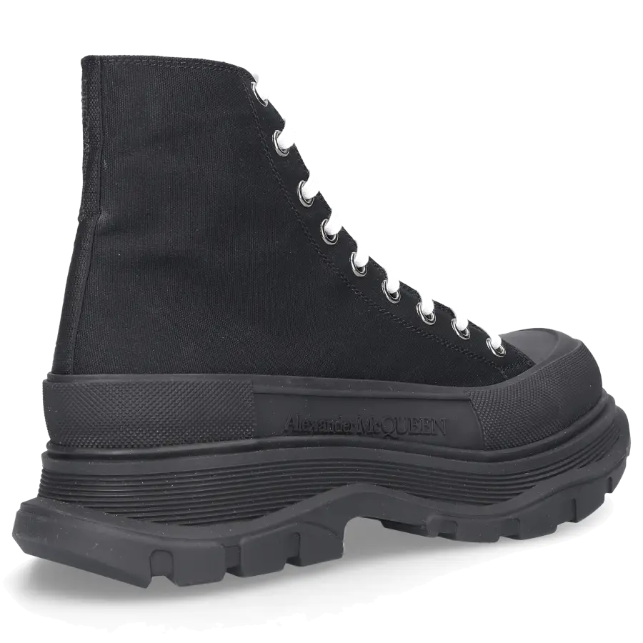 Alexander McQueen - Sneaker high W4L32 Canvas - schwarz