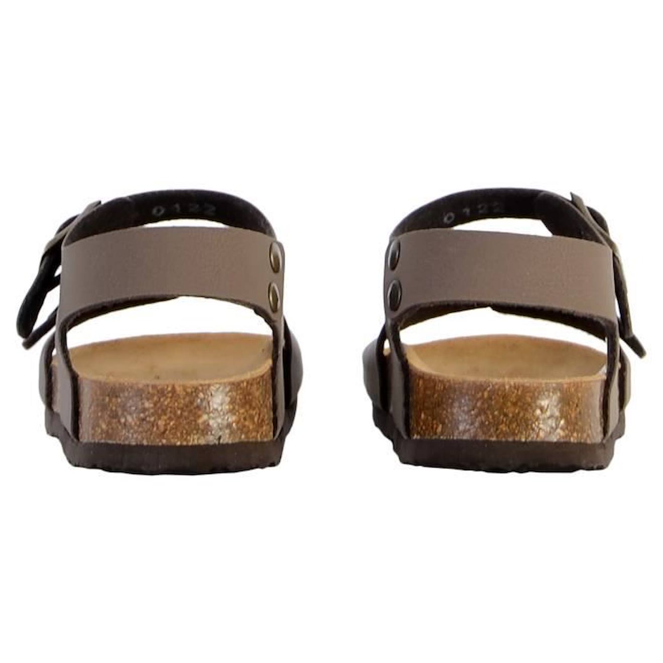 Mules Cuir Enfant Scholl Jean marron