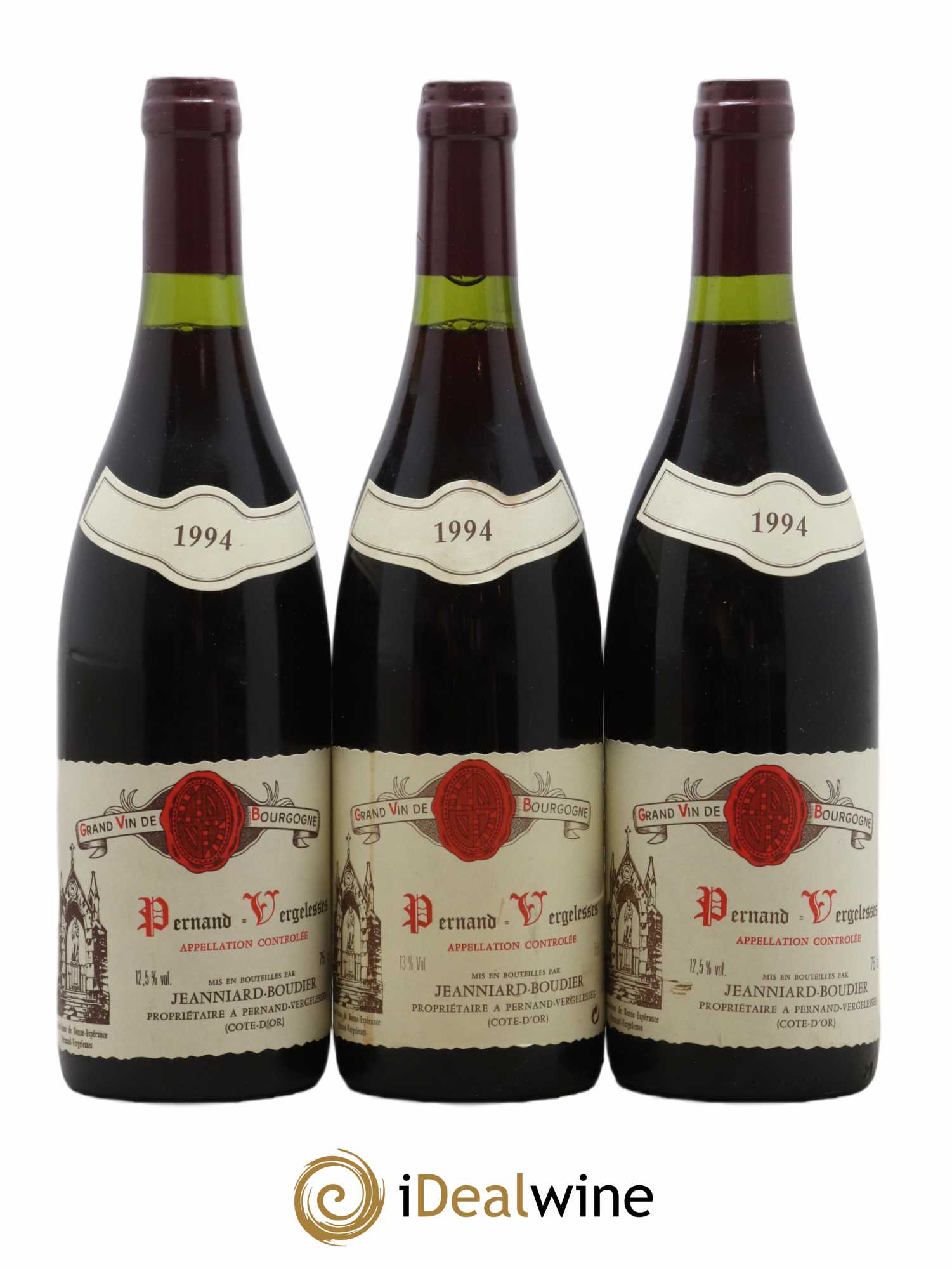 Pernand-Vergelesses Domaine Jeanniard Boudier 1994 - Lot de 6 Bouteilles