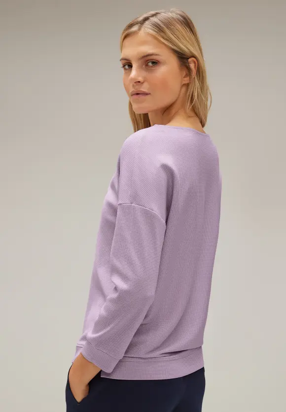 Street One Shirt mit Streifenstruktur