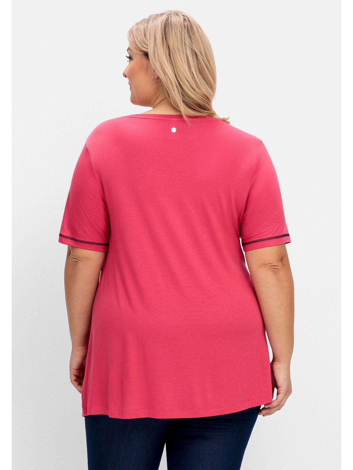 Sheego Umstandsshirt Große Größen in Layer-Optik, mit Stillfunktion