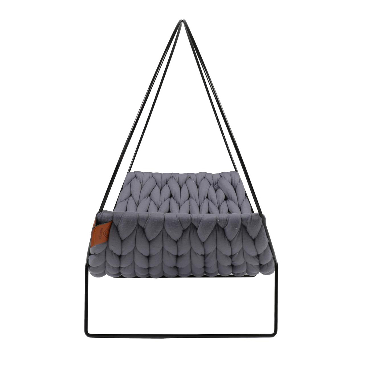 D&D Home Design Kuschelbett Quincy grau 46x34x51cm