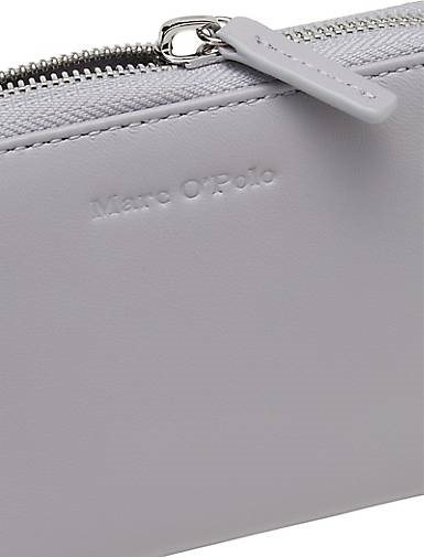 Marc O'Polo Zipper-Geldbörse aus hochwertigem Rindsleder