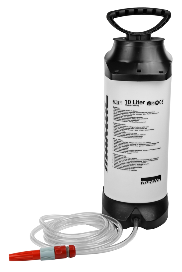 Acessórios Makita 988394610 Tanque de pressão de água de plástico de 10 litros
