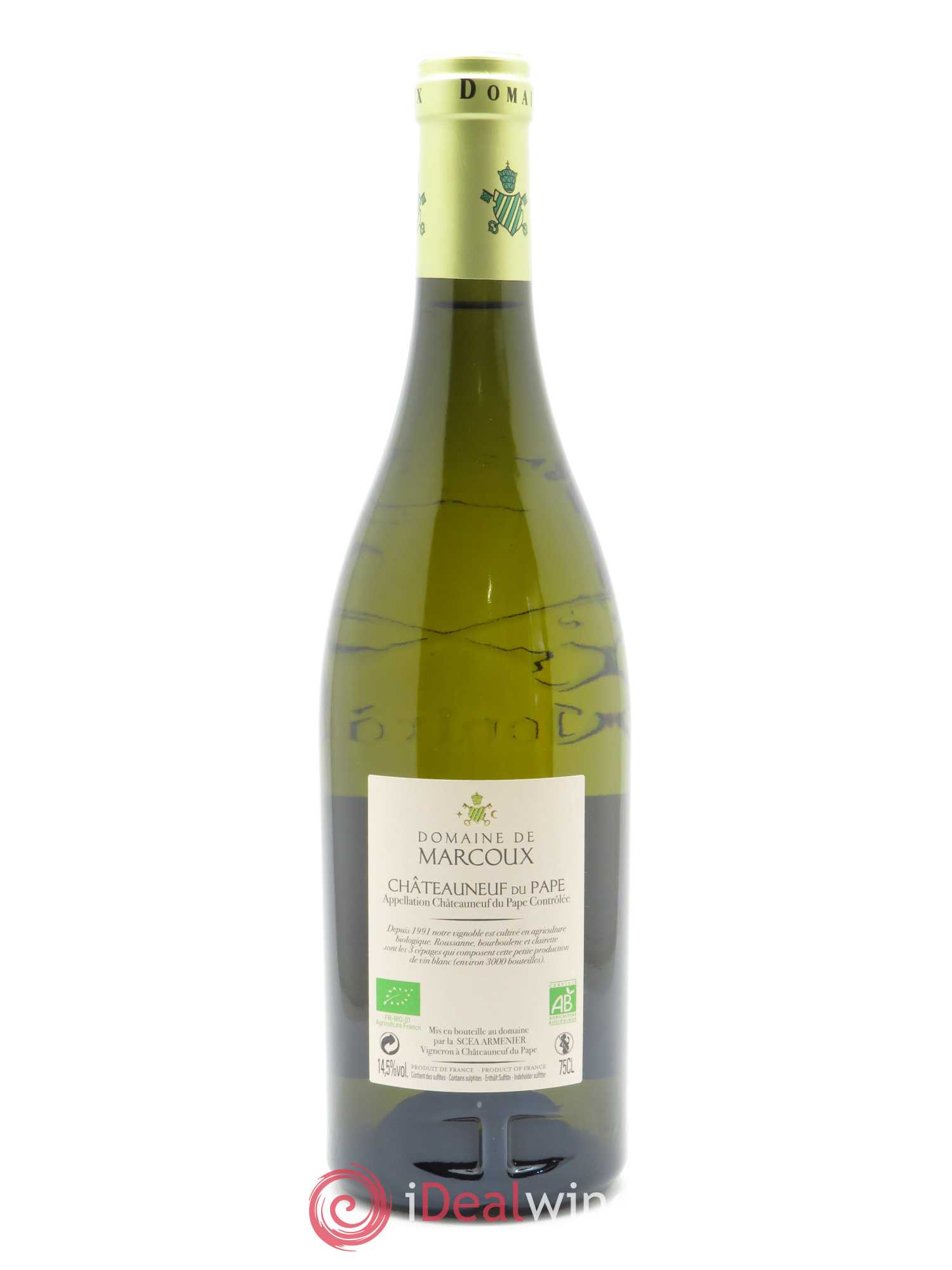 Châteauneuf-du-Pape Marcoux (Domaine de)  2019 - Lot de 1 Bouteille