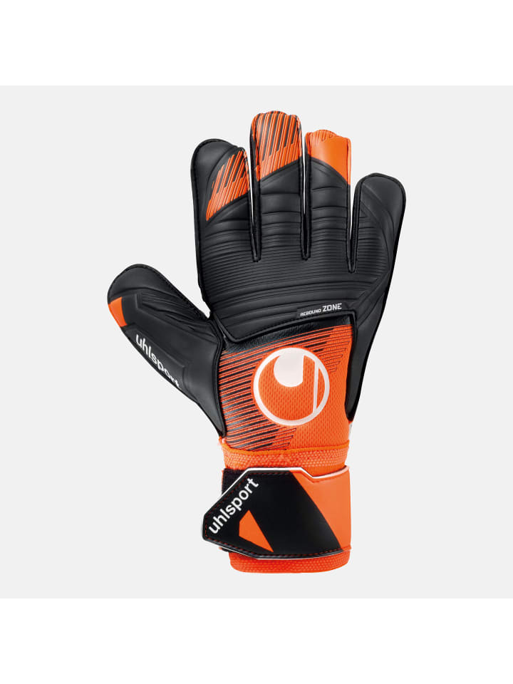 uhlsport  Torwarthandschuhe SOFT RESIST  in orange/schwarz günstig kaufen