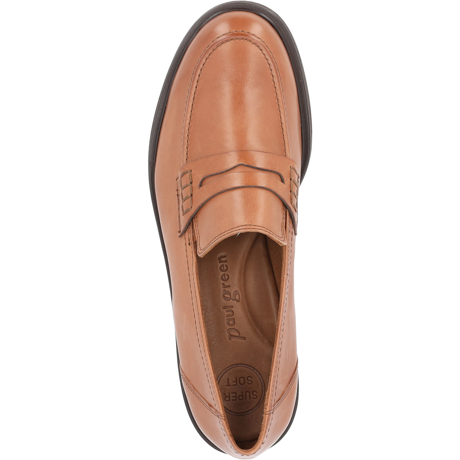 Paul Green 1051, Mokassins, Damen, cognac