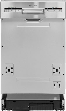 exquisit teilintegrierbarer Geschirrspüler, EGSP1009-EB-030E, 9 Maßgedecke