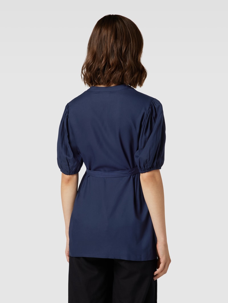 Umstands-Bluse aus Viskose Modell 'MERCY' in marineblau