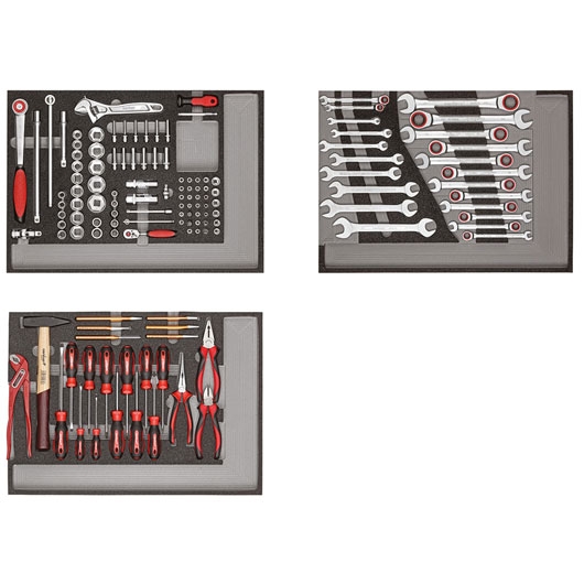 Gedore RED 3301689 R22041004 Werkzeugwagen WINGMAN 129-teilig