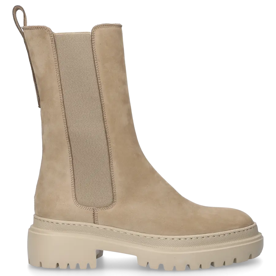 EN AVANT - Chelsea Boots D0600033/581 Veloursleder - beige