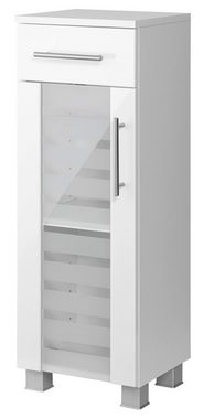 HELD MÖBEL Badmöbel-Set Jaca, (4-St), Badmöbel-Set mit hochglanz Fronten